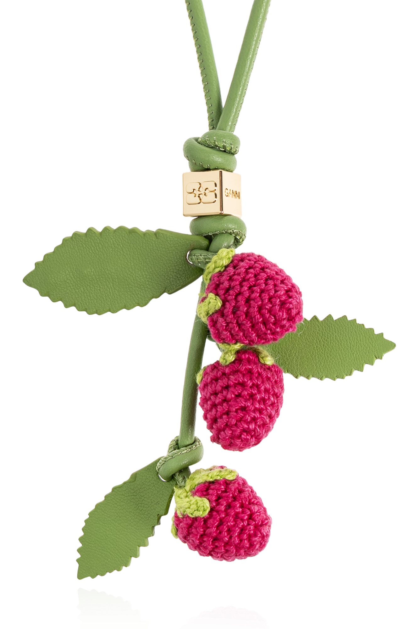Ganni Bag Charm with Raspberry Motif | Women's | Vitkac